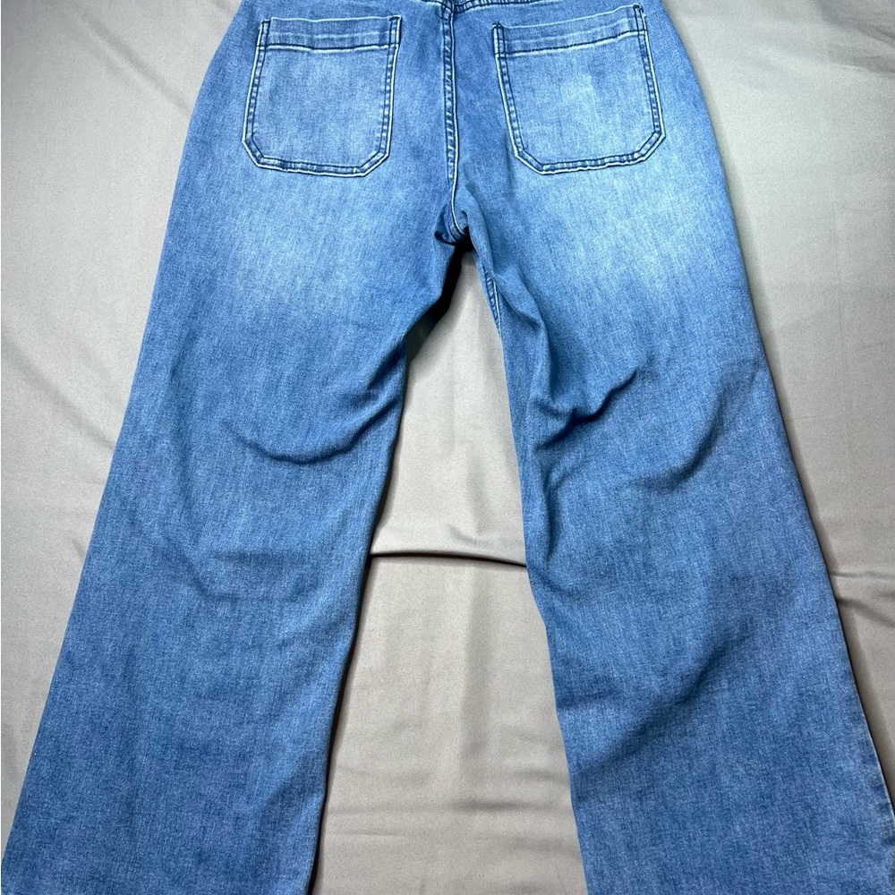 Classic Blue Wide-Leg Women Jeans size XS - Picture 5 of 7